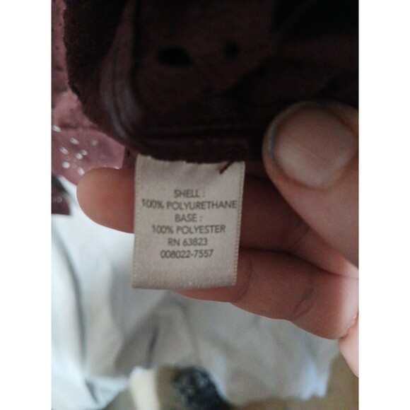 Cj Banks  Burgundy Perforated Open Drape Cardigan Vest Women's Sz 3xl - Picture 5 of 7